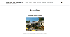 Desktop Screenshot of hellerauer-sportgaststaette.de