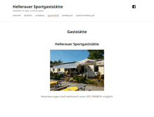 Tablet Screenshot of hellerauer-sportgaststaette.de